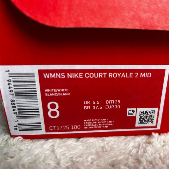 Nike court royale mid 2 white/white - Picture 4 of 8